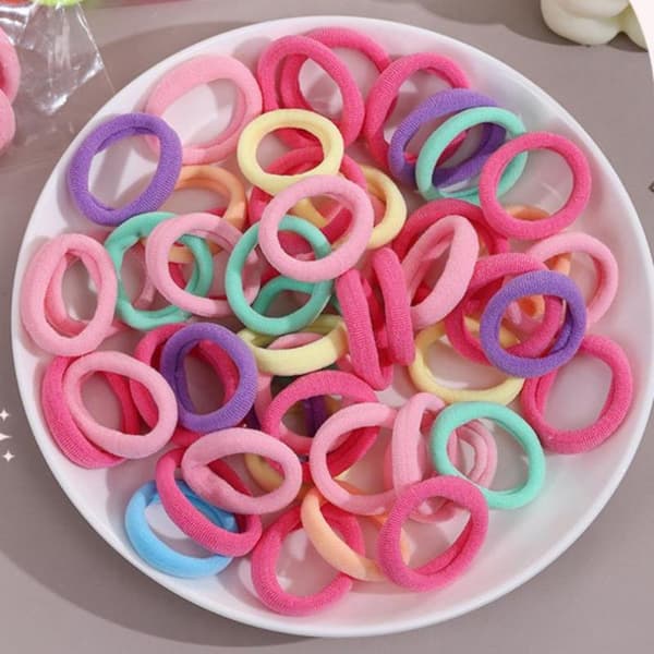 Elastiske hårstrikker Hestehale Hold Hårbånd Scrunchie Tilbehør A1