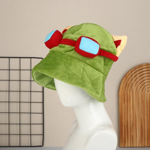 Swift Scout Teemo Hatt Grön Cricket Keps Spelfigur Keps Cosplay 01