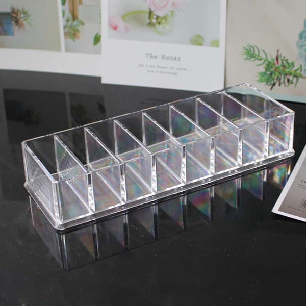 8 ristikkoa Sähköinen hiusleikkuri Limit Comb Organizer Comb S Transparent