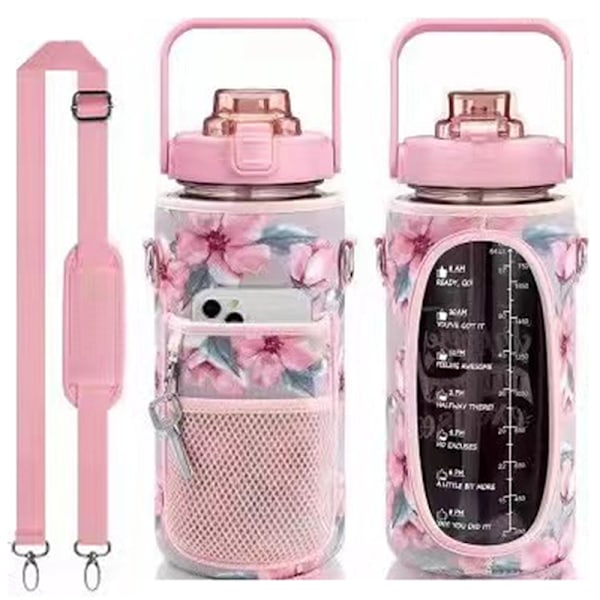 Halv gallon vattenflaska case fodral Sport vattenflaska påse A