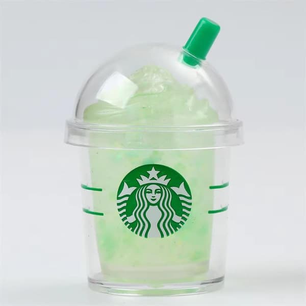1 stk. e Iced Coffee Cup Fidget Toy Farverigt Need Doh Legetøj A9