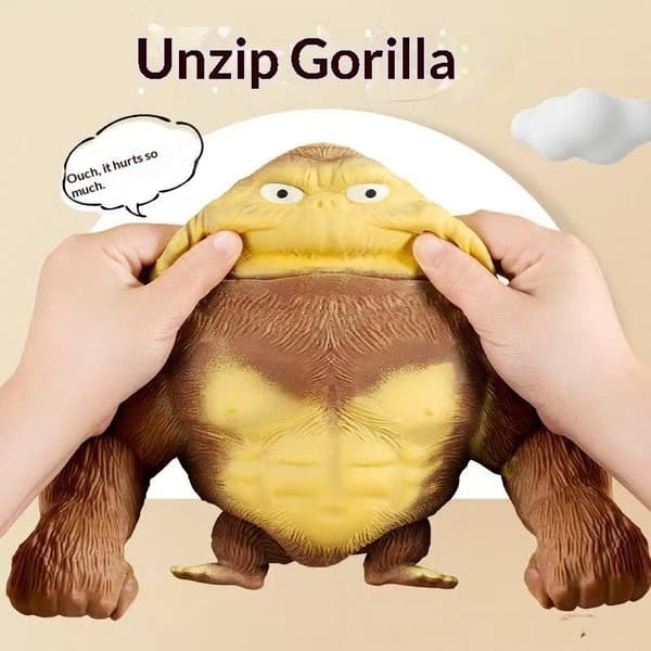 Strækbar Gorilla Fidget Legetøj Langsom Rebound Perfekt Til Hjemmet A2