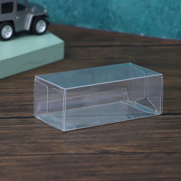 20 st modellbilsleksak displaylåda för 1:64 transparent PVC-förvaring Transparent