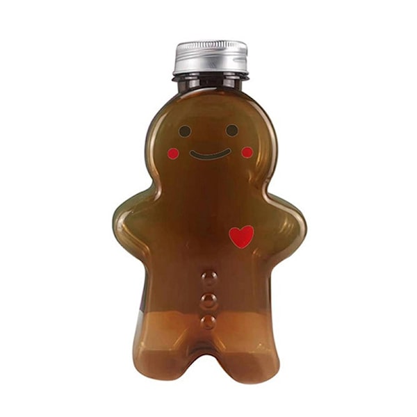 e Gingerbread Man Drinking Cup Shaker Juomapullo Maito Tee Wat B