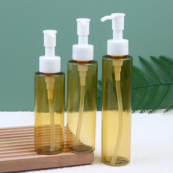 100/120/150 ml lotionflaske med trykpumpe til makeupfjerner 100ml