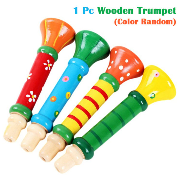 Tre trompet små høyttalere Kid musikkinstrument utdanning