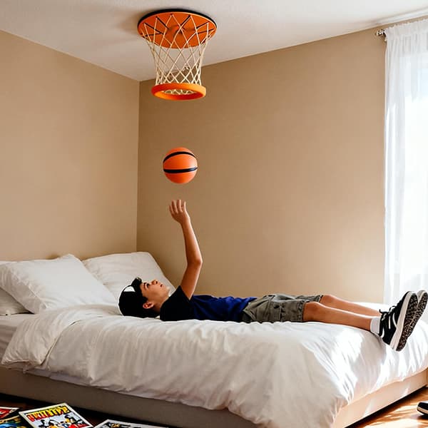 Basketkorgar för barn inomhus takbasketkorgar Hou 1