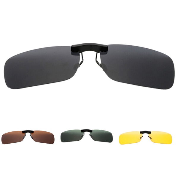 Polariserad Clip On Driving Glasögon Solglasögon Day Vision UV400 L 4