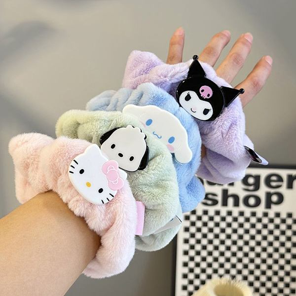 Anime Kawaii Hair Band Kuromi Melody Cinnamoroll Women Cartoon Blue