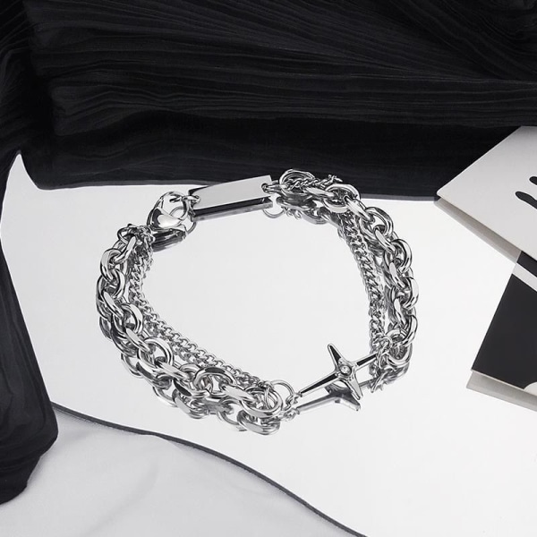 Mode sexuddigt stjärnarmband för kvinnor krage Goth armband