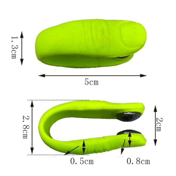 Finger Håndmassager Bærbar Akupressur Hovedpine Blodkredsløb Black