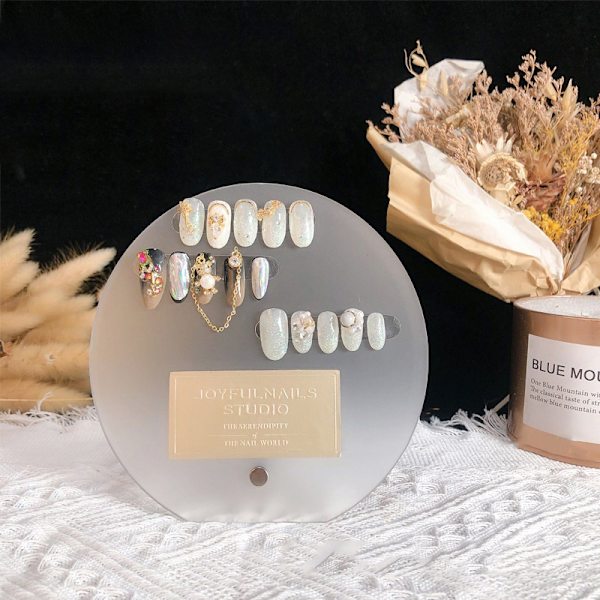 Akryl Nail Art Display Irregular Board Transparent Nail Art S A