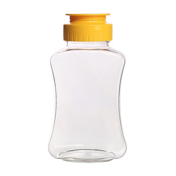 Plastik honningflaske krydder/ketchup dispensere flip cap ref 1PCS