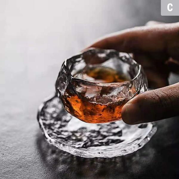 1 stk Style Glass Cup Smaking Gjennomsiktig tekopper Hvitvinskopp C