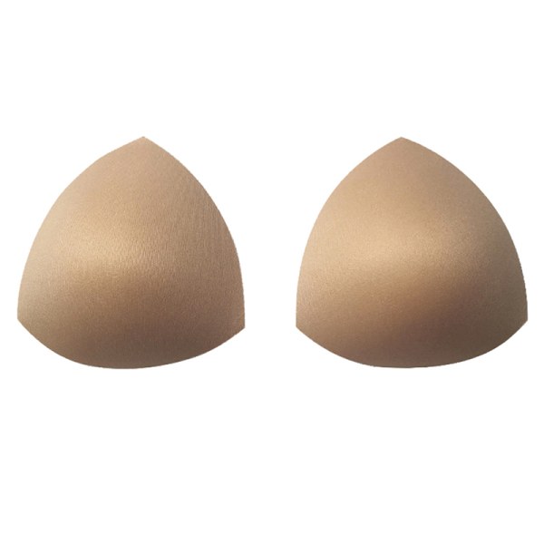 Uimapuku pehmuste Insertit Vaahtokolmio Sponge Pads Breast Bra Apricot Triangle