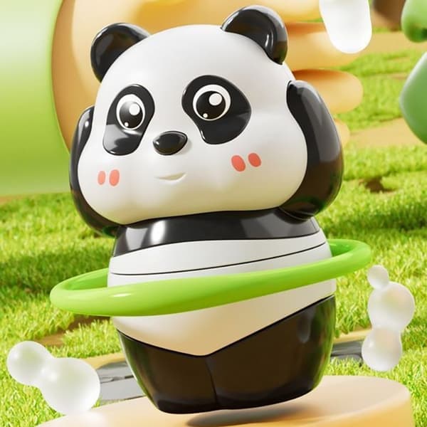 Opptrekkbar Panda Leke - Pedagogisk Interaktiv Foreldre-Barn Binding A2