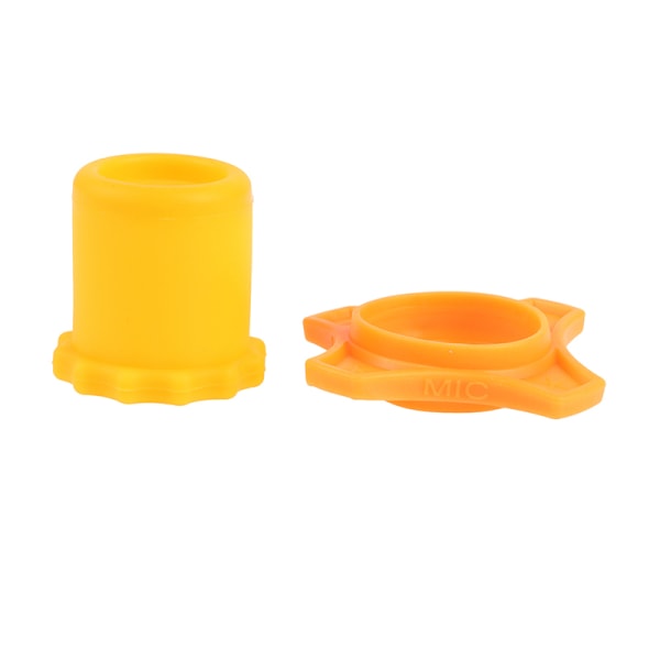 Tärinätiivis silikoni-mikrofonipidike Anti-Rolling Mic Protecti orange tail + ring