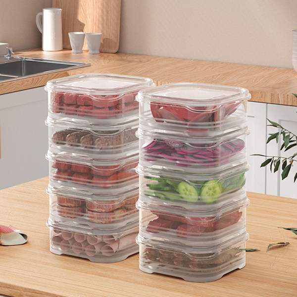 Kylförvaringslåda Kylskåpsorganisatör Kött Frukt Grönsak 1pc