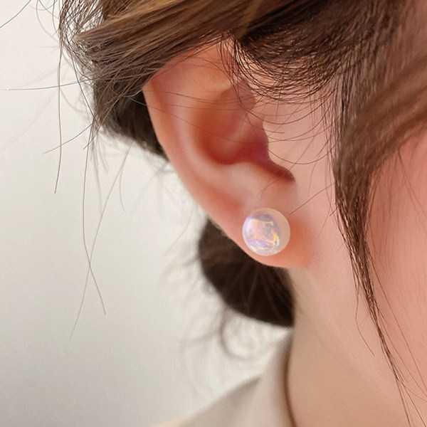 Tähtitaivas helmikorvakorut Symphony Mermaid Princess Pearl Silver 8mm