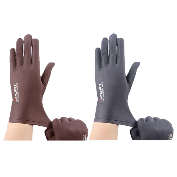 Sommarhandskar Herr Ice Silk Sun Proction Körhandske Fiske F Gray