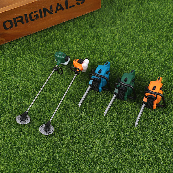 1Pc 1:12 Dukkehus Miniature Kædesav Plæneklipper Model Simulat 03