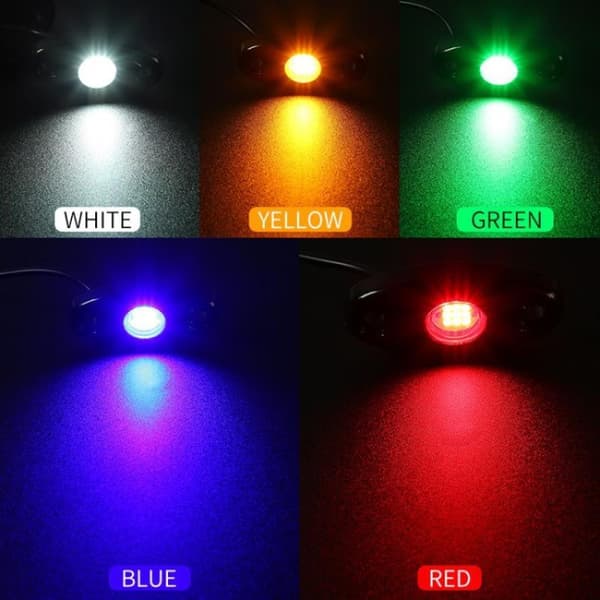 LED Bil LED Rock Light RGB Utvendig Atmosfærelys Bilbunn A2
