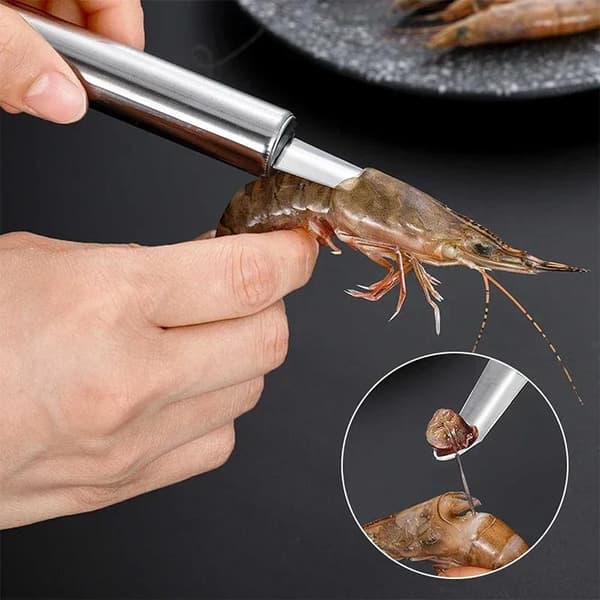 Rejerenser i rustfrit stål med skarp spids, let greb A1