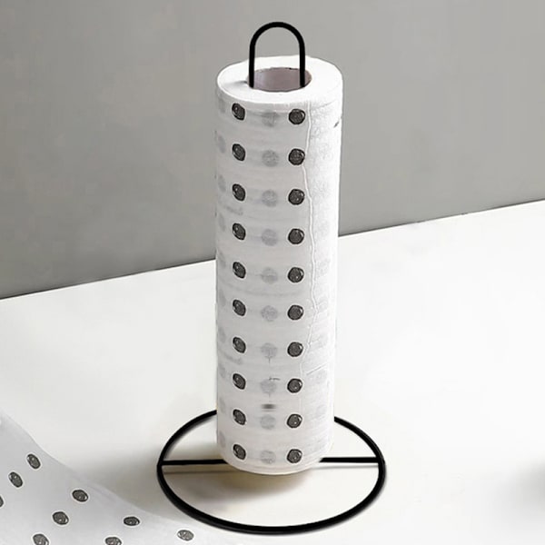 Køkkenrullepapirholder Spisebord Vertikal Serviet Ho Black