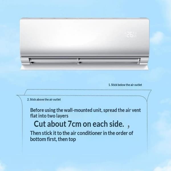 8-20M Aircondition Udvidelsestaske Plastik Foldbar Aircondition A2