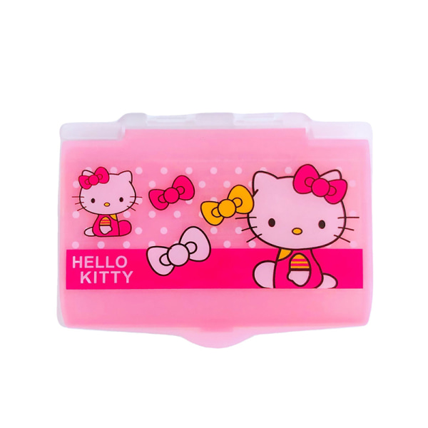 Hellokitty bærbar pilleboks med syv rom Kawaii Kt Cat Tr onesiz3