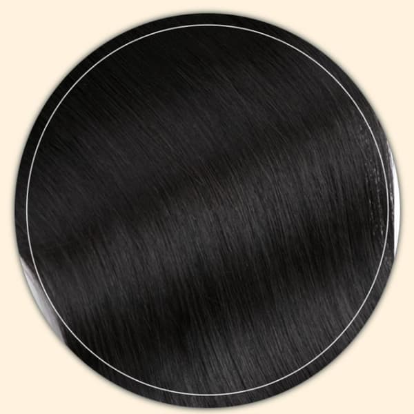 Usynlig syntetisk hårstykke, fluffy naturlige hårextensions C Light brown 1