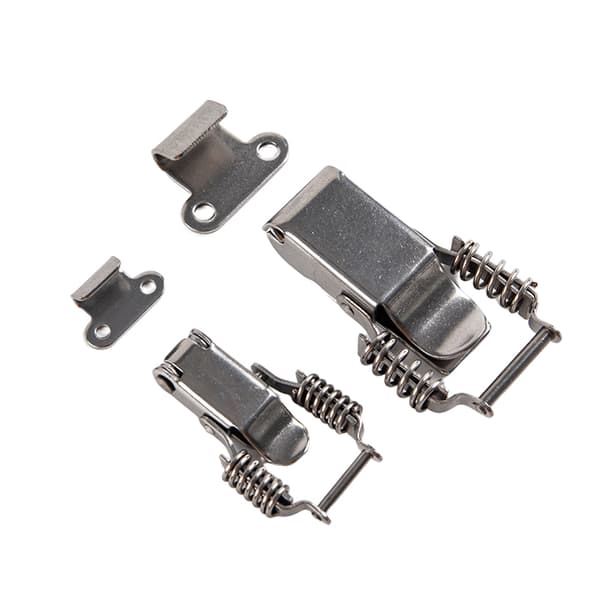 Rustfritt stål 304 Spring Hasp Toolbox Toggle Låser Lås Har A1