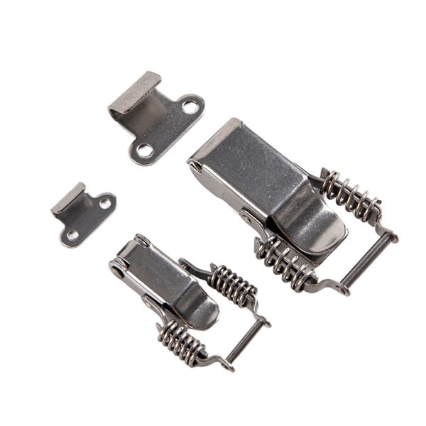 Rustfritt stål 304 Spring Hasp Toolbox Toggle Låser Lås Har A3