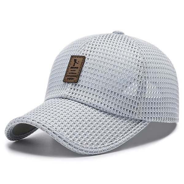 Sommer Åndbar Mesh Baseball Cap Kvinder Mænd UV Beskyttelse Out B