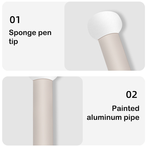 1 stk Gradient Shading Pen Prikkebørste Svamphode Nail Art Br