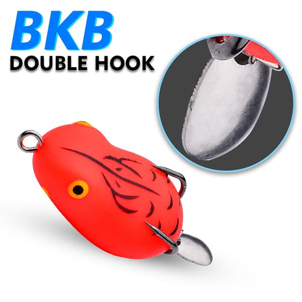 2 st 7g 4,5 cm Mini Thunder Frog Roadbait Simulering Roadbait Så A3