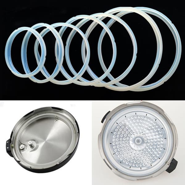 18-24 cm silikonbyte genomskinlig packning Hemma tryckkokare 18CM