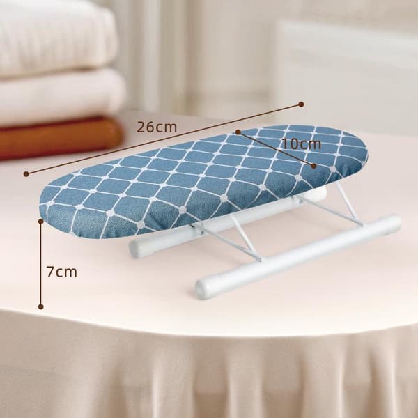 Mini bärbar ärmstrykbräda Hem Skrivbord Vikbar Strykning A2