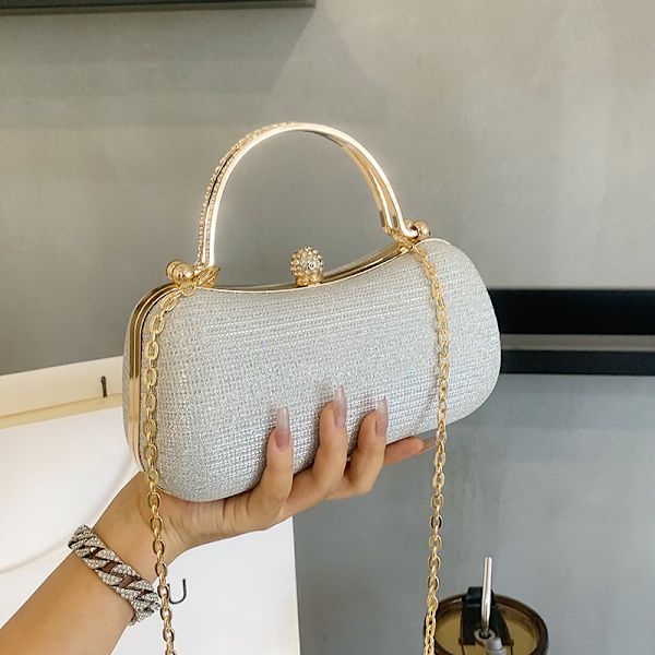 e Small PVC Skulder Crossbody Bags For Women Hit Luxury Party Silver