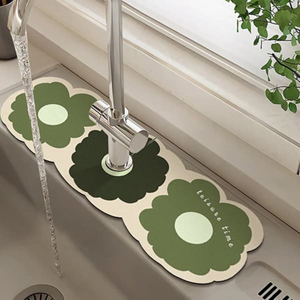 Diskbänk Kran Avloppsdyna Toalett Diatom Mud Absorbent Pad Ant D