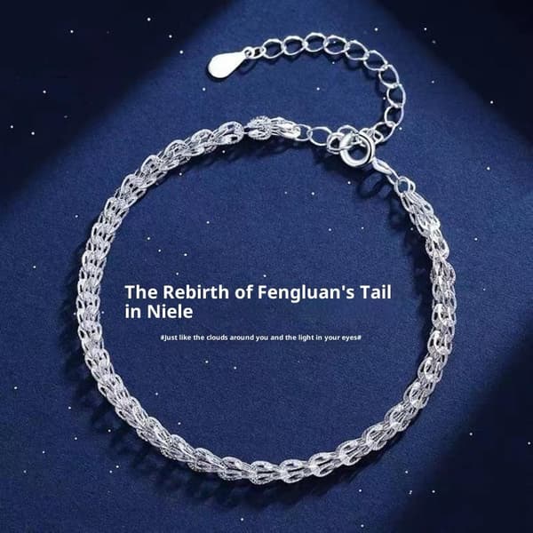 Koppar Tjock Kedja Armband Halsband Lyxigt Glittrande Justerbart A3