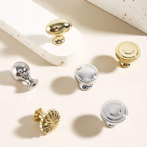 Møbelknotter i aluminiumslegering, rustfri overflate, stilig design A28