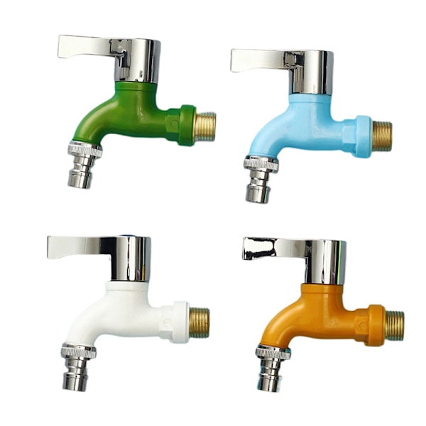 4 Farver Vandhane 1/2" Han Vægmonteret Vaskehinde Vandhane Balc Green