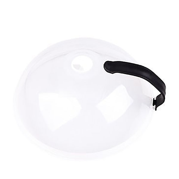 Plast multifunktionelt mikrobølgeopvarmningsdæksel Anti-Splash Hi Black