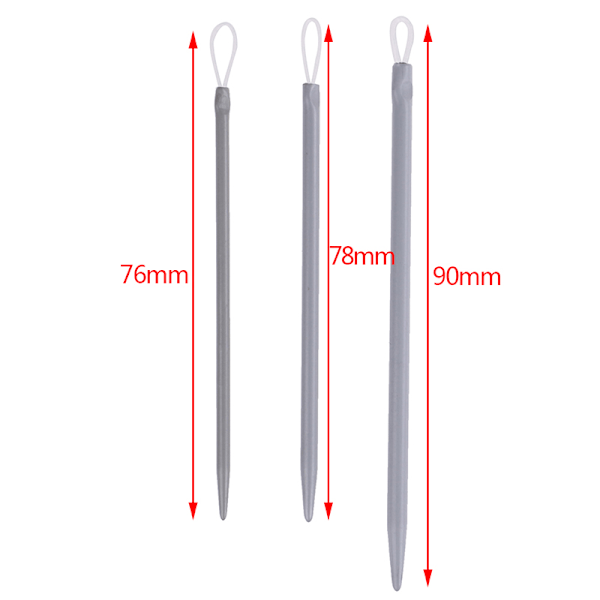 3 stk/sett Nylon Wire Strikkegarn Garn Sying Garn Tykk Strikker