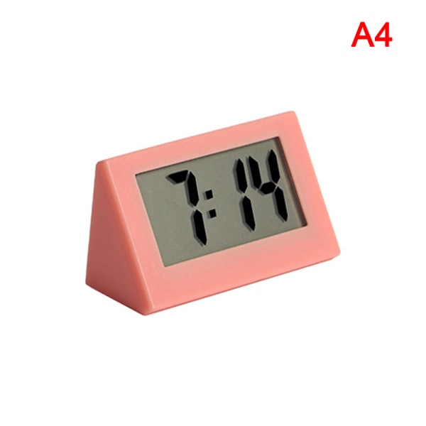 1 stk. Simpelt lille elektronisk ur i soveværelset Pink