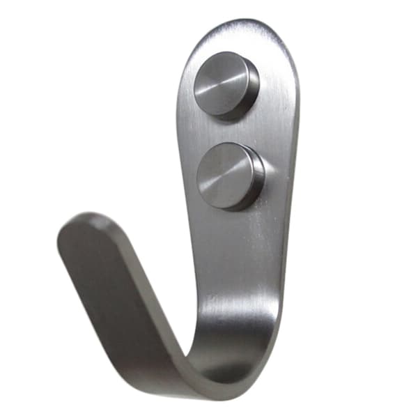 1 stk. dørkrog i rustfrit stål til køkken, skab, tøjstativ, arrangør 3.0cm