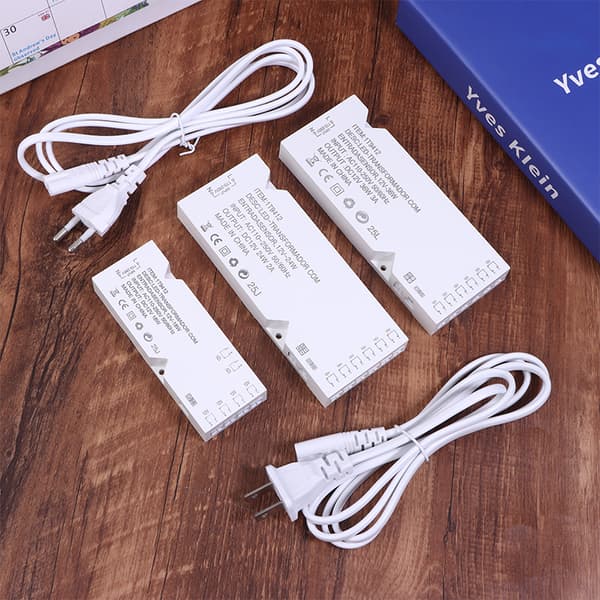 EU US-kontakt LED-belysningstransformator DC12V 18/24/36W strömadapter EU 18W
