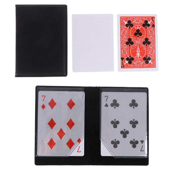 Lommebokkort vises med magiske triks Lommebok smelter med magnet C