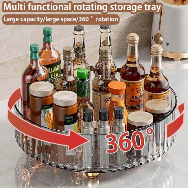 Roterbar krydderboks/krydderglass/multifunksjonell bordoppbevaring F